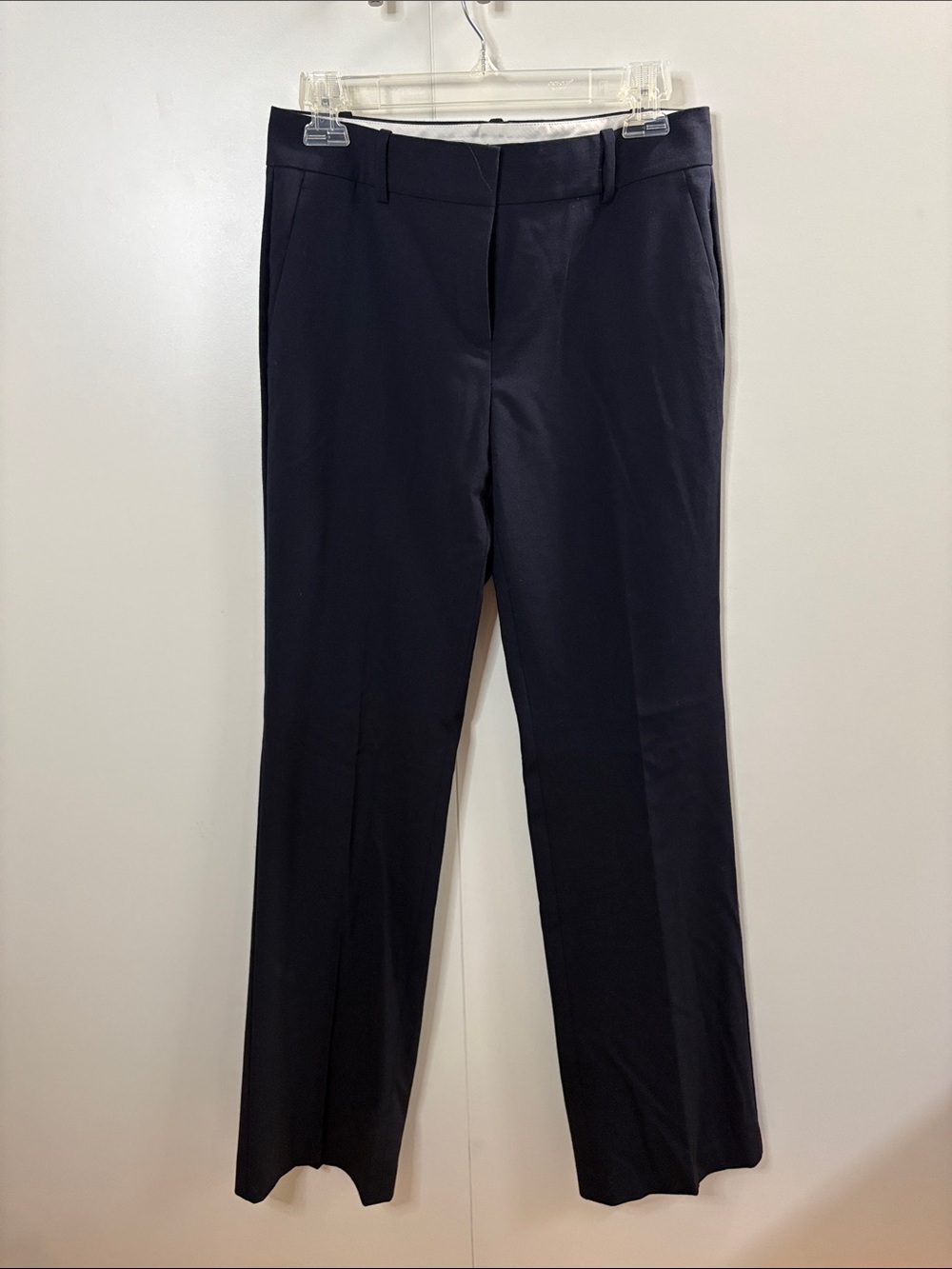 Ann Taylor Navy Dress Pants with Hook Closure
